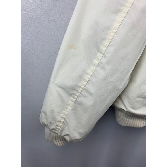 Vintage Hunt Club JCPenney Mens XL Bomber Jacket White - Picture 4 of 7